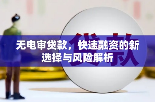 古田无电审贷款，快速融资的新选择与风险解析